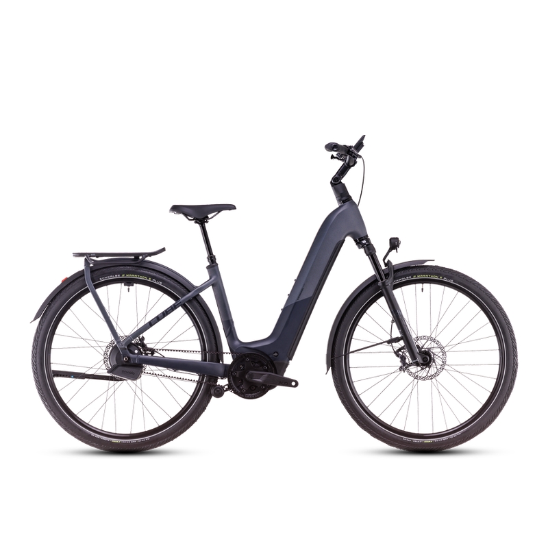 Kathmandu Hybrid Comfort SLX Easy Entry 28'' 1v 100mm 800Wh Bosch Perf Line CX Grigio 2025 Taglia S