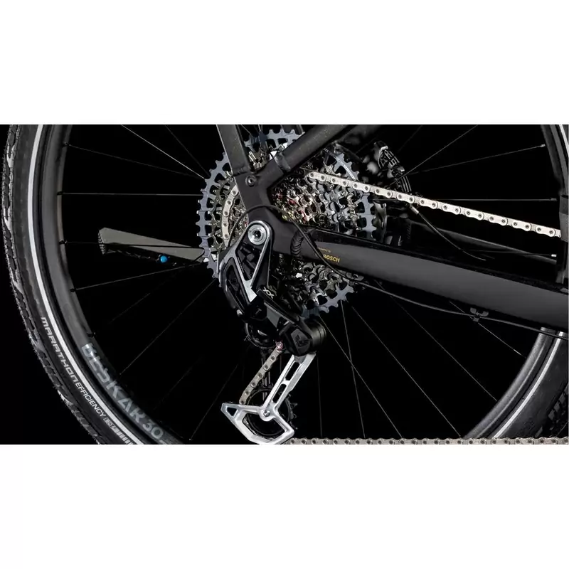 Kathmandu Hybrid SLT Easy Entry 28'' 12v 100mm 800Wh Bosch Perf. Line CX Nero/Oro 2025 Taglia S #4