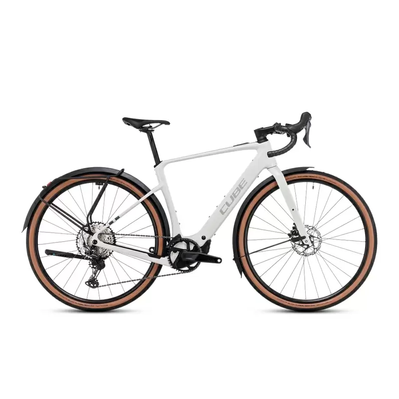 Nuroad Hybrid C:62 Race FE 28'' 12v 400Wh Bosch Performance SX Bianco 2025 Taglia L - image