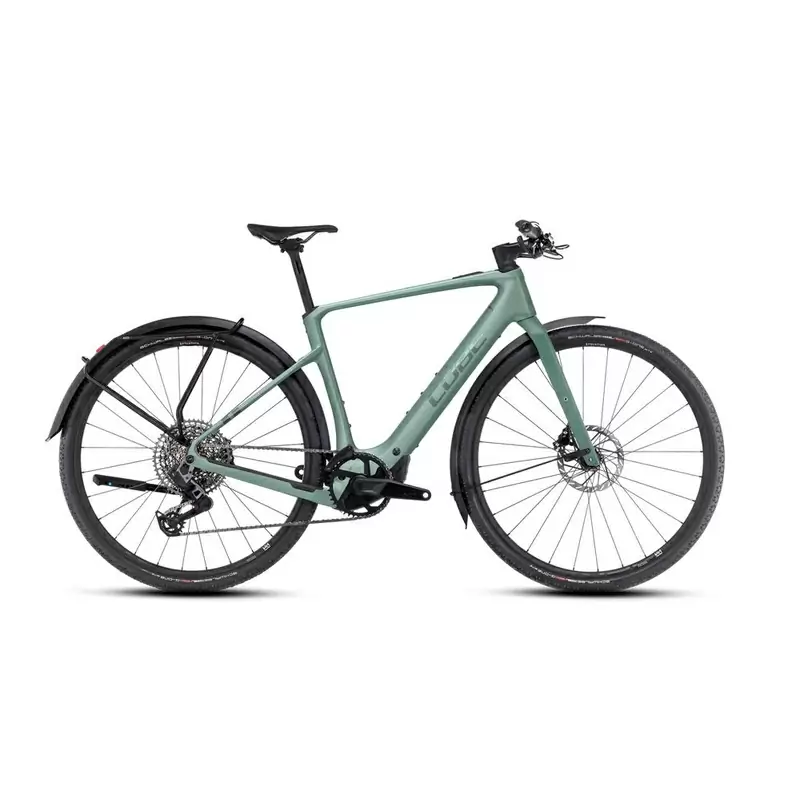 Nulane Hybrid C:62 Race FE 28'' 9v 400Wh Bosch Performance SX Verde Scuro 2025 Taglia XL - image