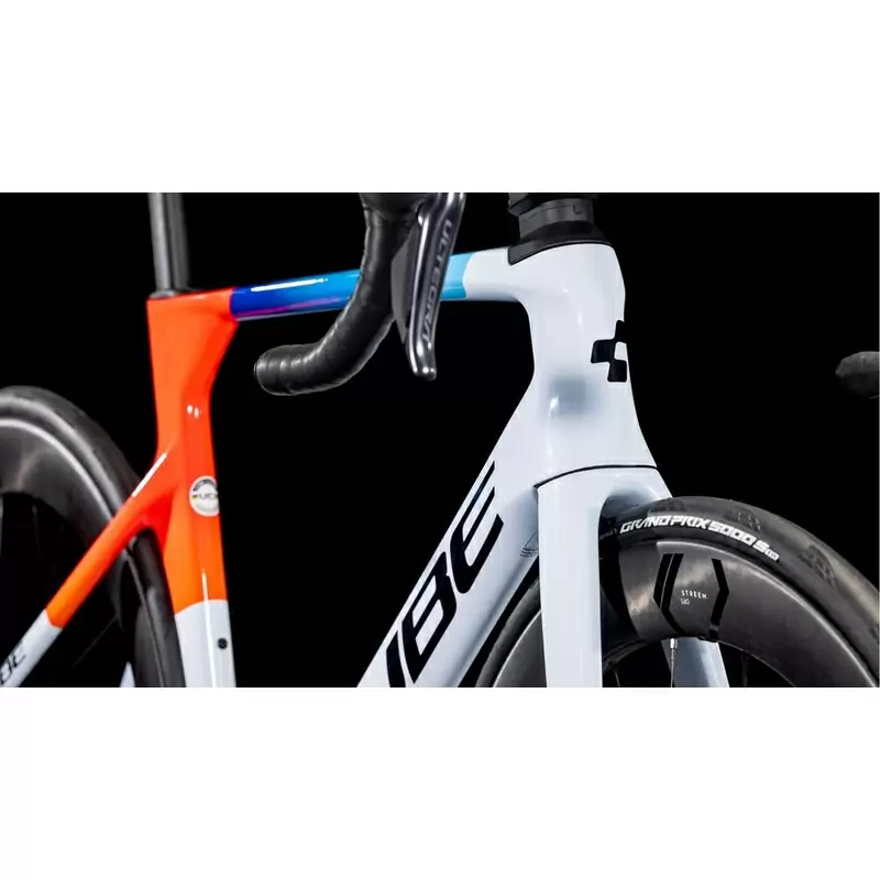 Litening Aero C:68X Race 28'' 12v Bianco/Blu/Arancio 2025 Taglia S #6