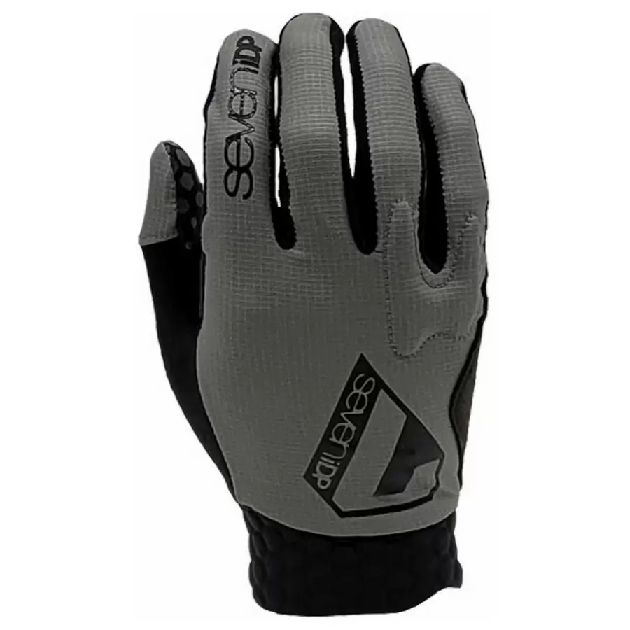 Tamanho das luvas do projeto cinza m - image