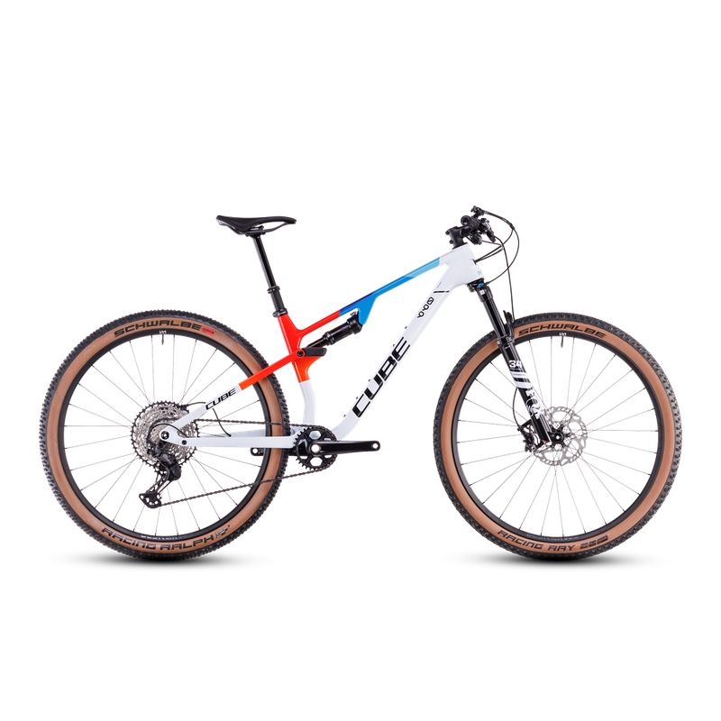 Ams Zero99 C:68X Race 29'' 12v 110mm Bianco/Blu/Arancio 2025 Taglia L