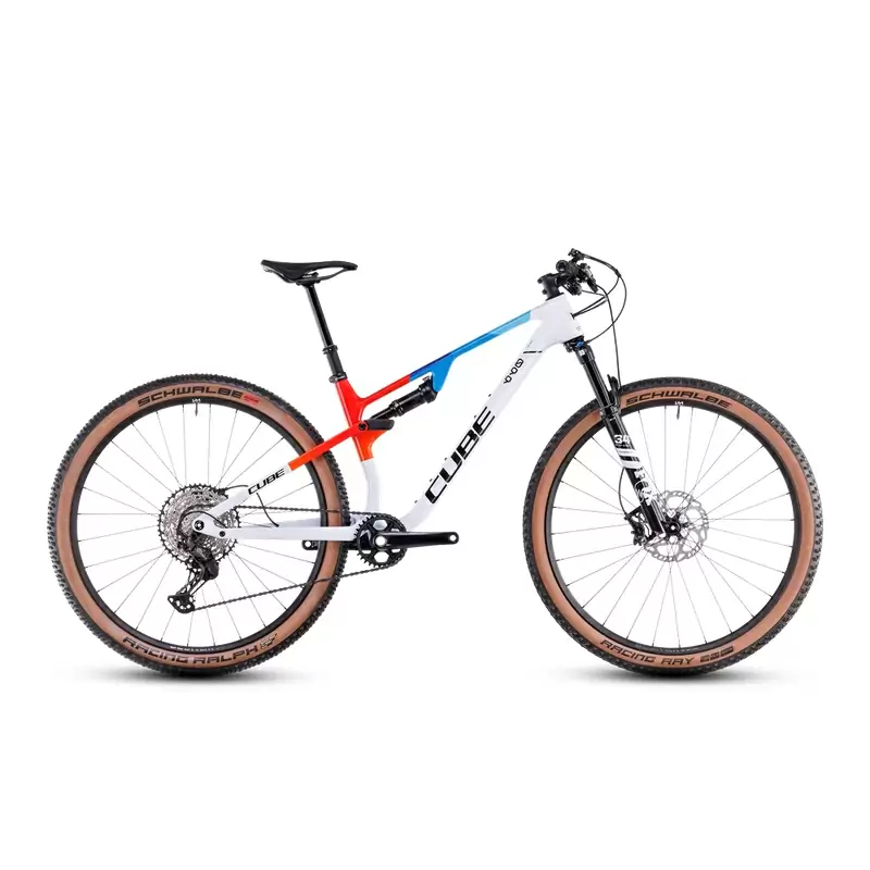 Ams Zero99 C:68X Race 29'' 12v 110mm Bianco/Blu/Arancio 2025 Taglia L - image