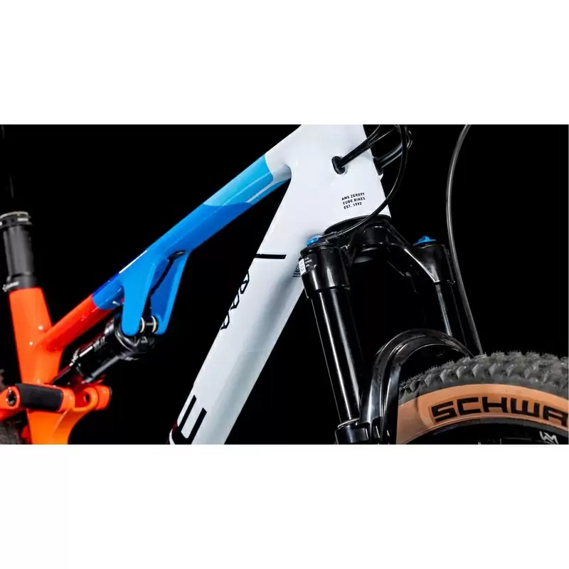 Ams Zero99 C:68X Race 29'' 12v 110mm Bianco/Blu/Arancio 2025 Taglia L #4