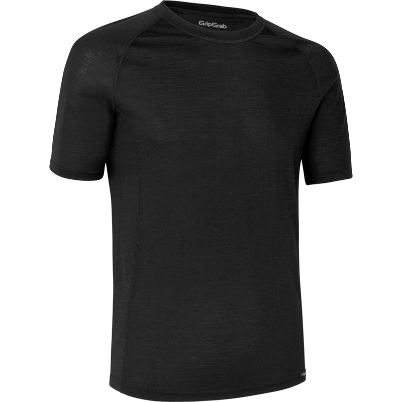 Maglia Termica Maniche Corte Merino Blend Nero Taglia M