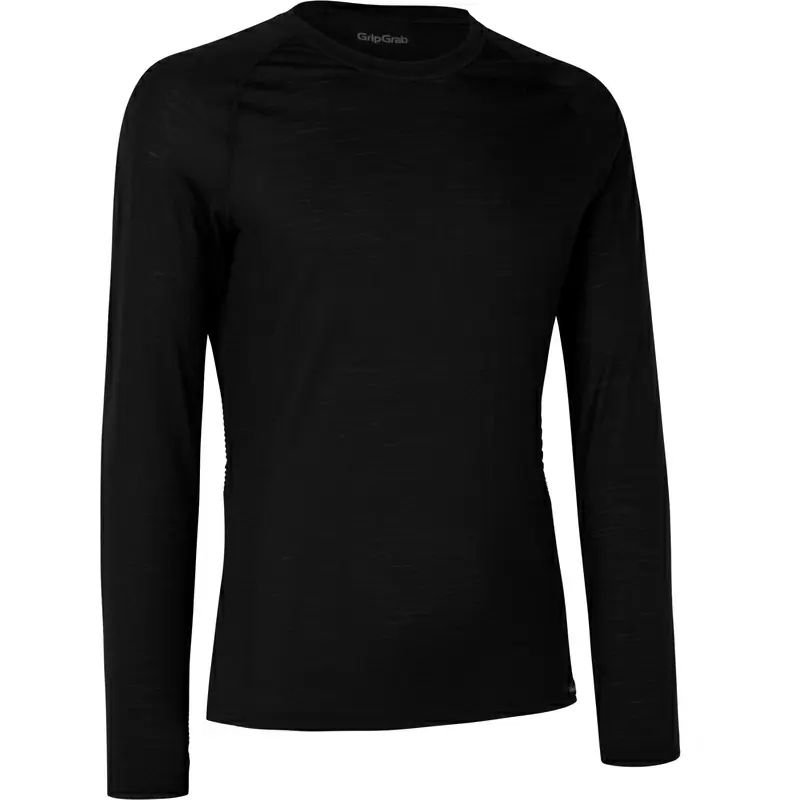 Maglia Termica Maniche Lunghe Merino Blend Nero Taglia S - image