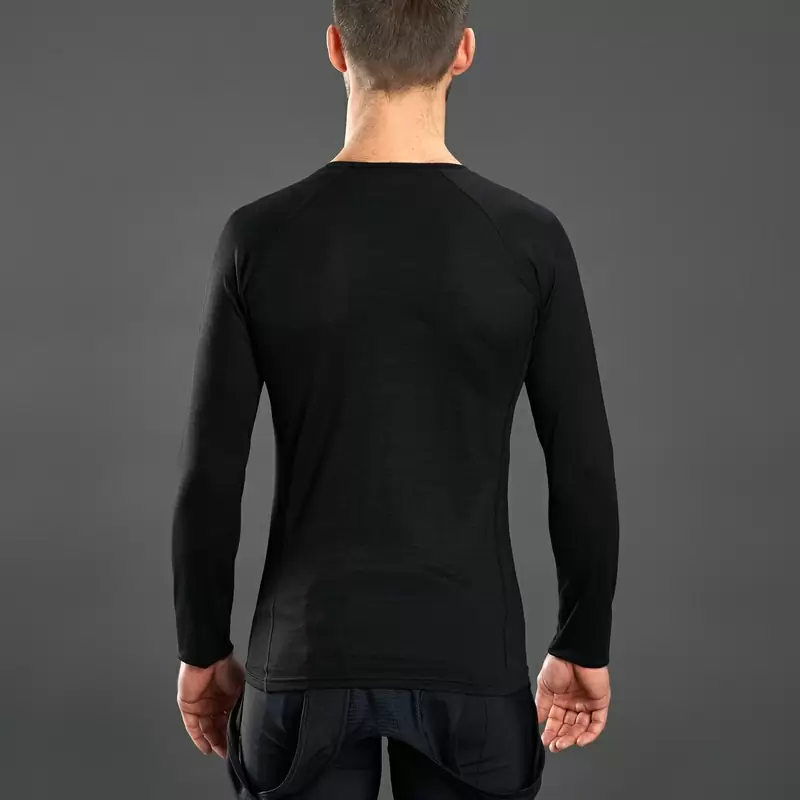 Maglia Termica Maniche Lunghe Merino Blend Nero Taglia S #2