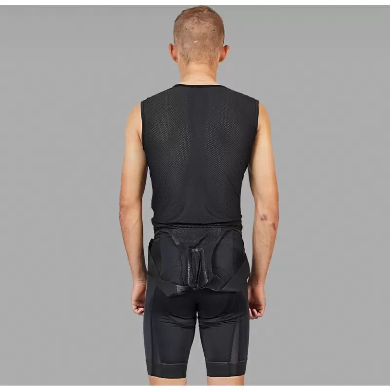 Maillot de corps sans manches en maille noire ultralégère taille L #3