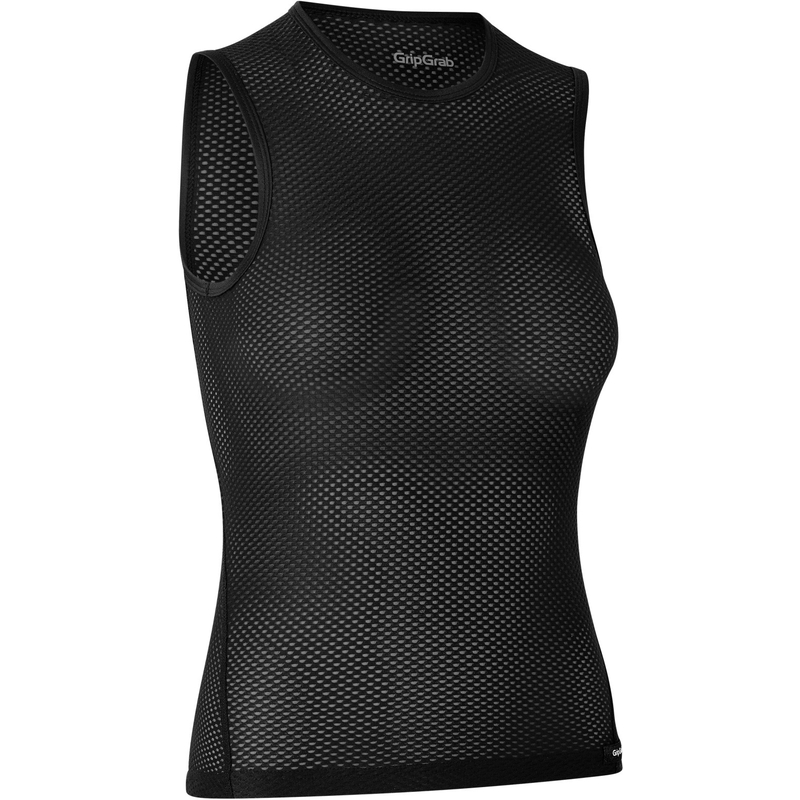 Sous-Vêtement Femme Ultraléger Sans Manches en Maille 3 Pièces Noir Taille M