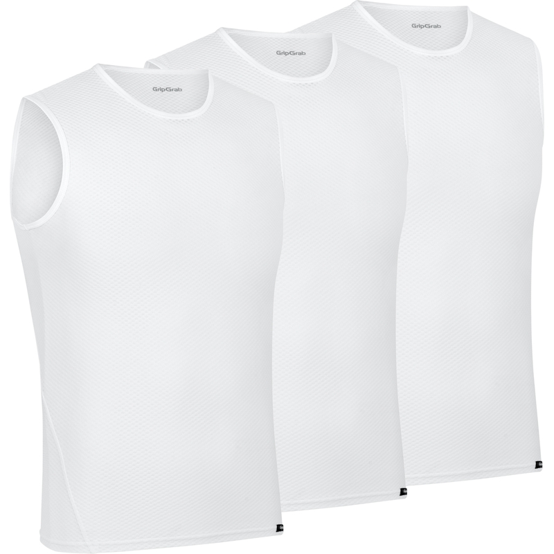 Maglia Intima Smanicata A Rete Ultralight 3 Pezzi Bianco Taglia S