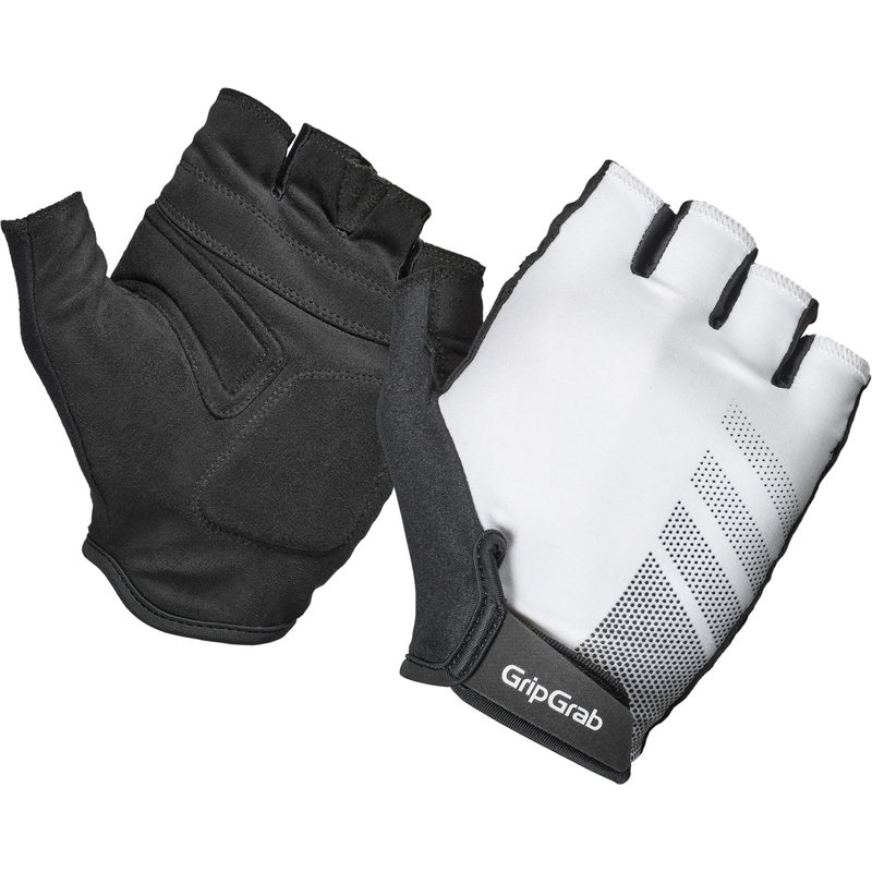 Gants de route RC Lite avec coussinet blanc/noir taille S