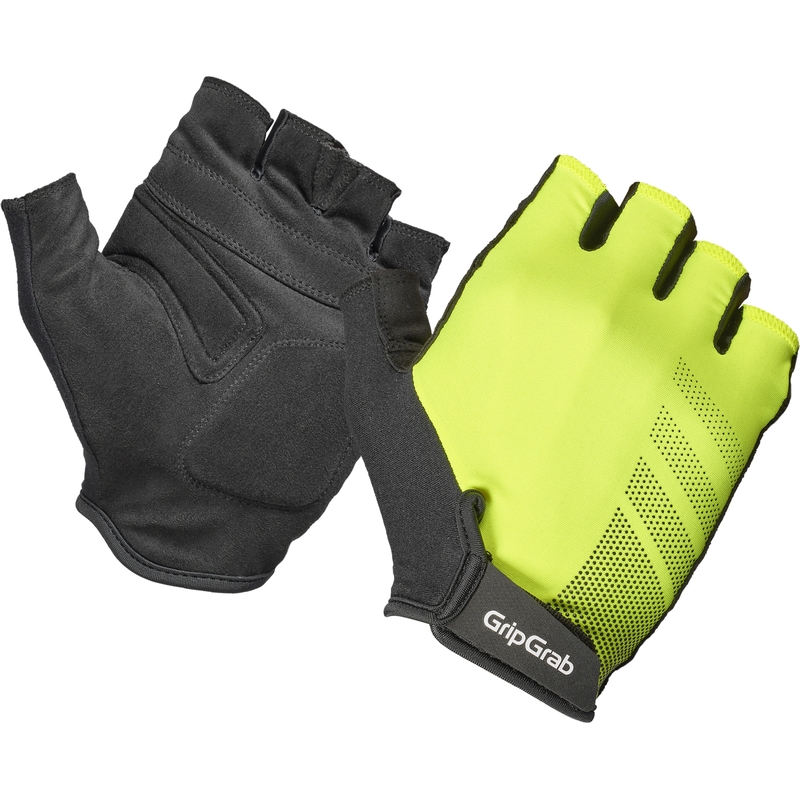 Gants de route RC Lite avec coussinet jaune/noir taille L