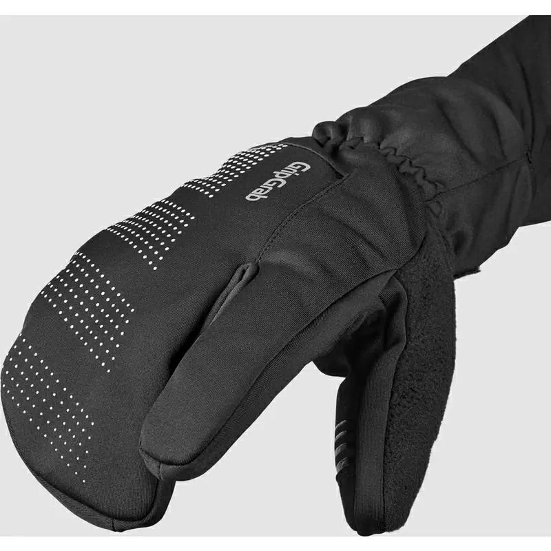 Ride Three Finger Winterhandschuhe Schwarz Größe XXL #1