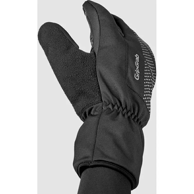 Ride Three Finger Winterhandschuhe Schwarz Größe XL #3