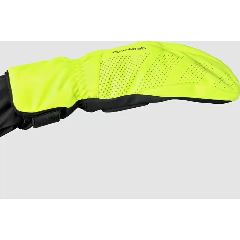 Ride Guantes De Invierno Tres Dedos Amarillo/Negro Talla XXL #7