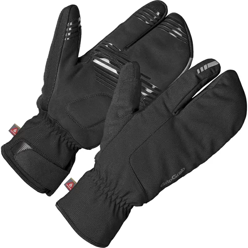 Nordic 2 Three Finger Winter Gloves Black Size XXL - image