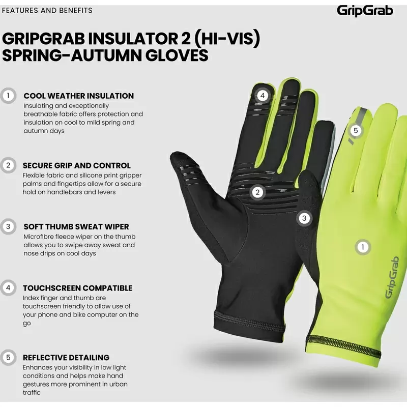 Gants Insulator 2 Jaune/Noir Taille XXL #8