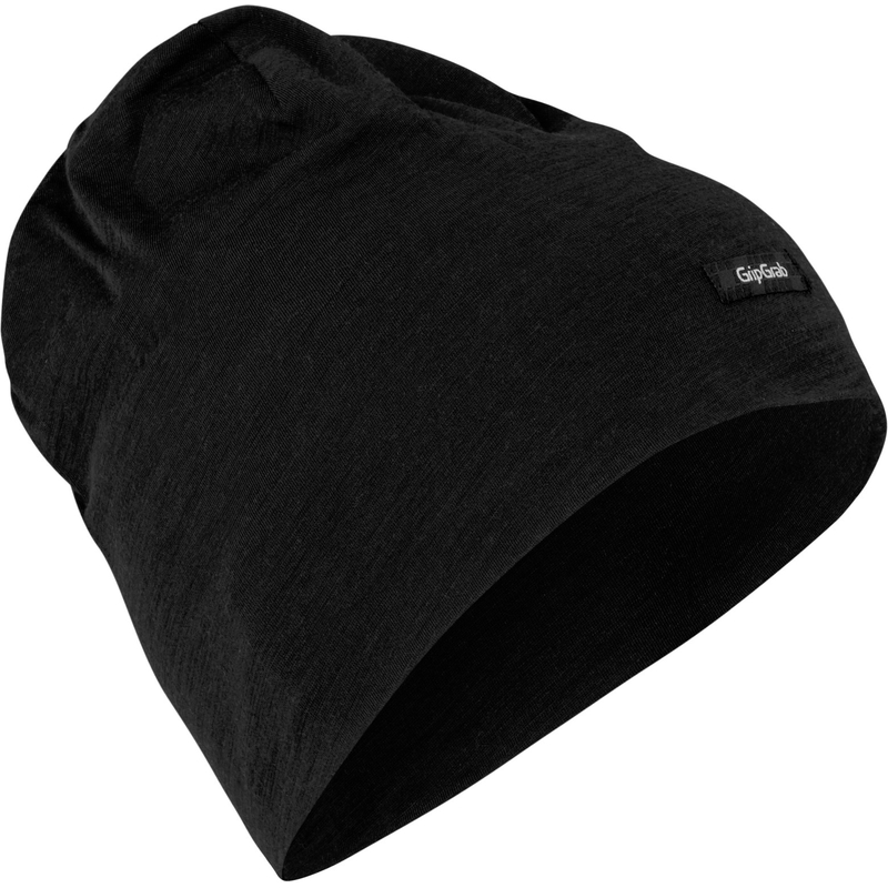 Lightweight Merino Beanie Black Size M (57-60cm)