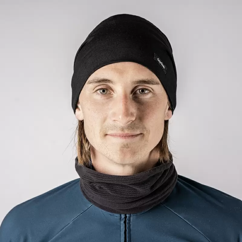 Lightweight Merino Beanie Black Size M (57-60cm) #1