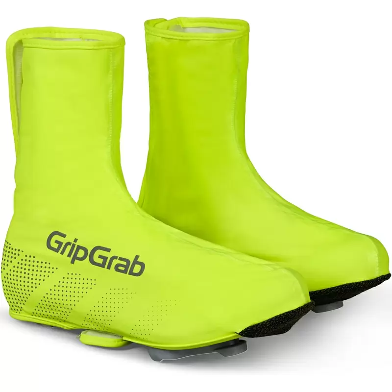 Ride Hi-Vis Waterproof Overshoes for Road Shoes Yellow Size XS (36-37) - image