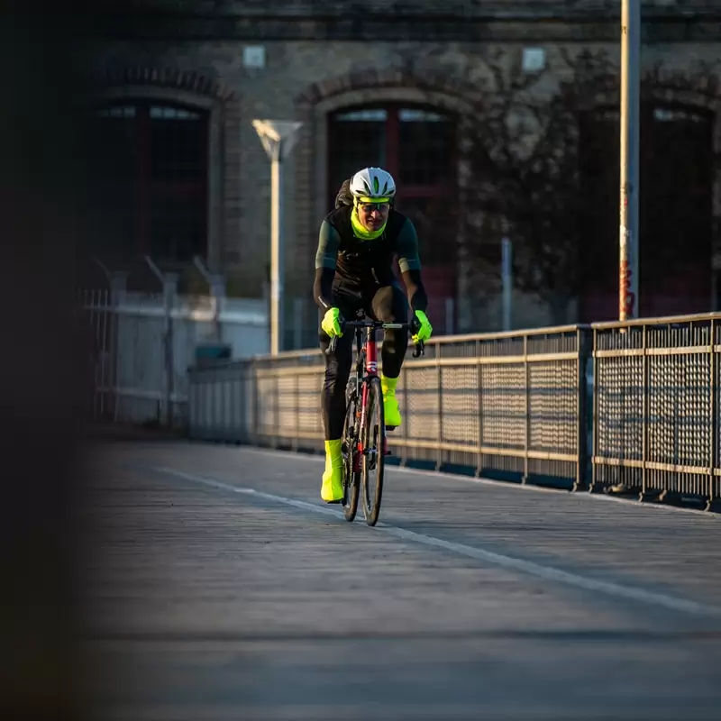 Wasserdichte Überschuhe Ride Hi-Vis für Straßenschuhe, Gelb, Größe XL (44-45) #6