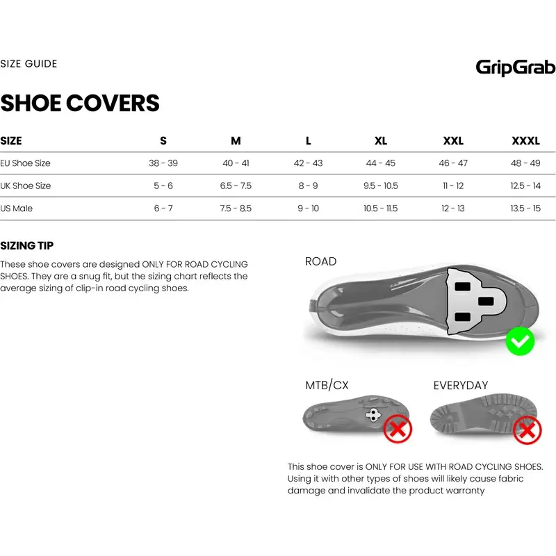 Capas de calçado PACR para calçado de estrada preto tamanho M (40-41) #7