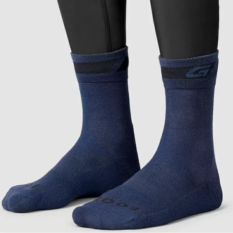 Calze Invernali Merino Blu Taglia S (38-41) #1