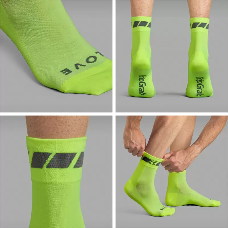 Chaussettes Jaune Fluo 3 Paires Taille M (41-44) #1