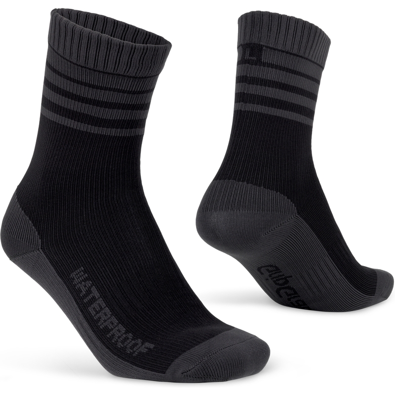 Chaussettes d'hiver imperméables doublées de mérinos noires taille L (42-44)