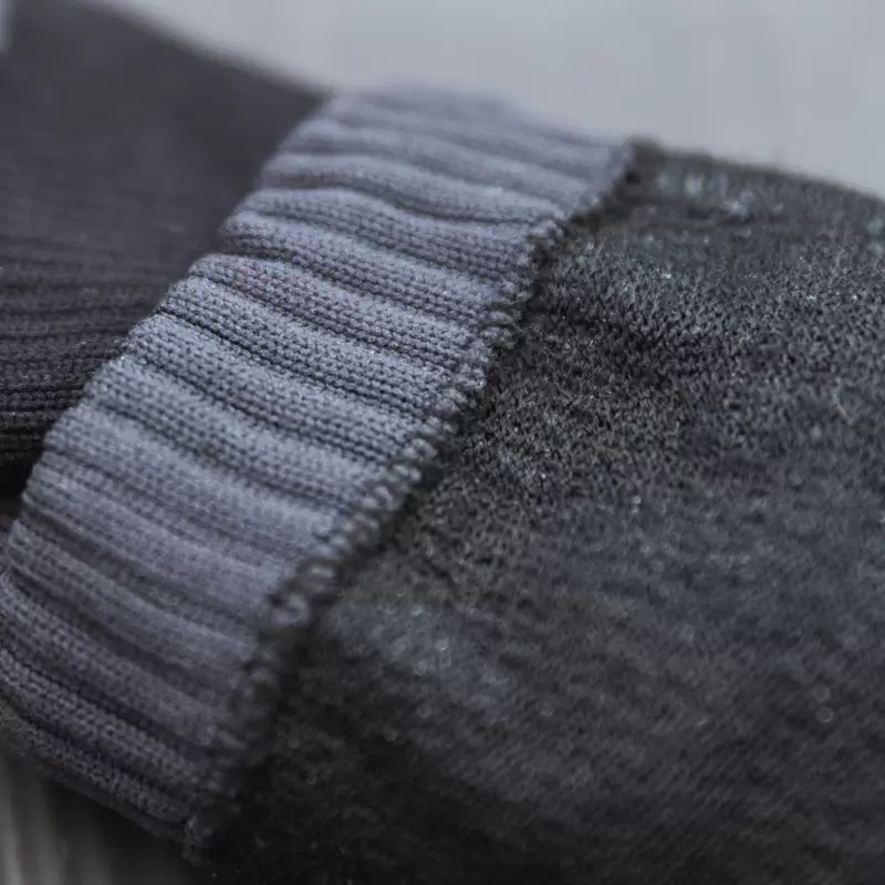 Wasserdichte, mit Merino gefütterte Wintersocken Schwarz Größe L (42-44) #6