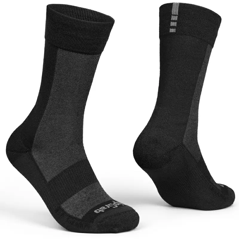 Chaussettes d'hiver Alpine Merino Noir Taille S (38-41) - image