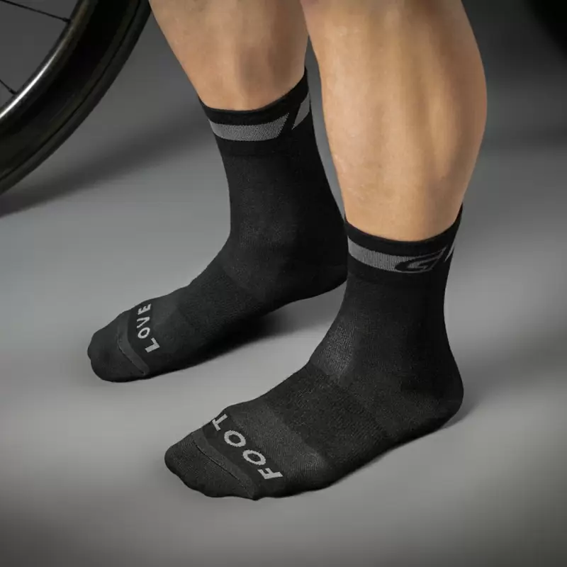 Chaussettes Mérinos Coupe Regular Noir 3 Paires Taille M (41-44) #1