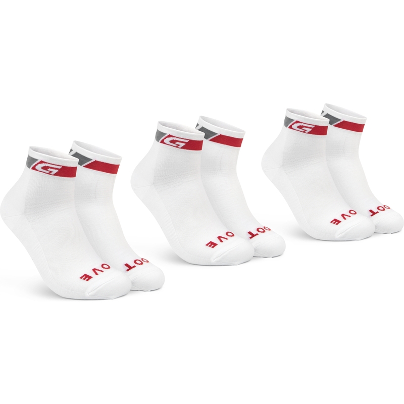 Chaussettes basses blanches 3 paires Taille L (44-47)