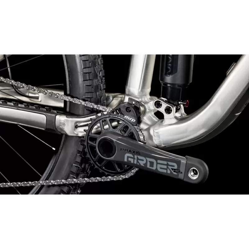 Stereo One77 Race 29'' 12v 170mm Alluminio Grezzo/Nero 2025 Taglia L #4