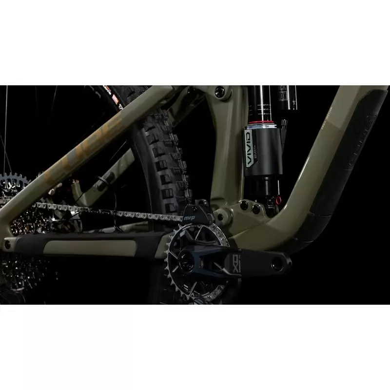 Stereo One77 C:68X TM 29'' 12v 170mm Verde/Dourado 2025 Tamanho M #4
