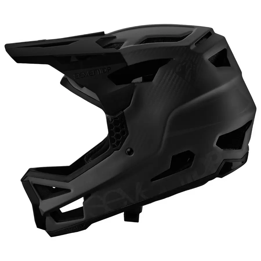 Projeto de capacete estrangeiro 23 no tamanho do carbono/carbono preto XL (61-62cm) - image