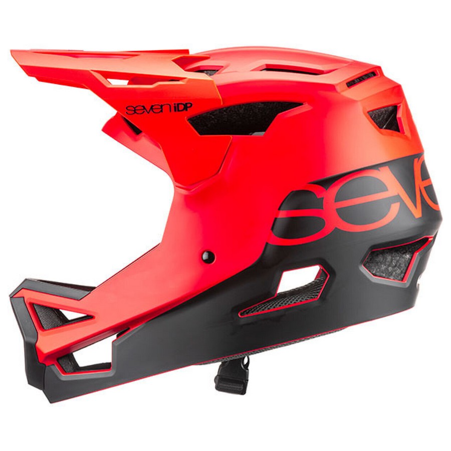 Projeto de capacete completo 23 ABS Red/Black Cut L (59-60cm)