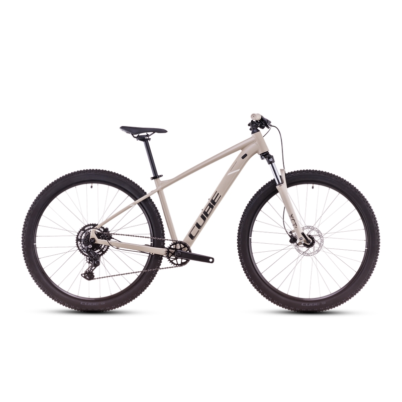 Aim Pro 27.5 9v 100mm Beige 2025 Size XS Cube Mountain Bike MTB Fr