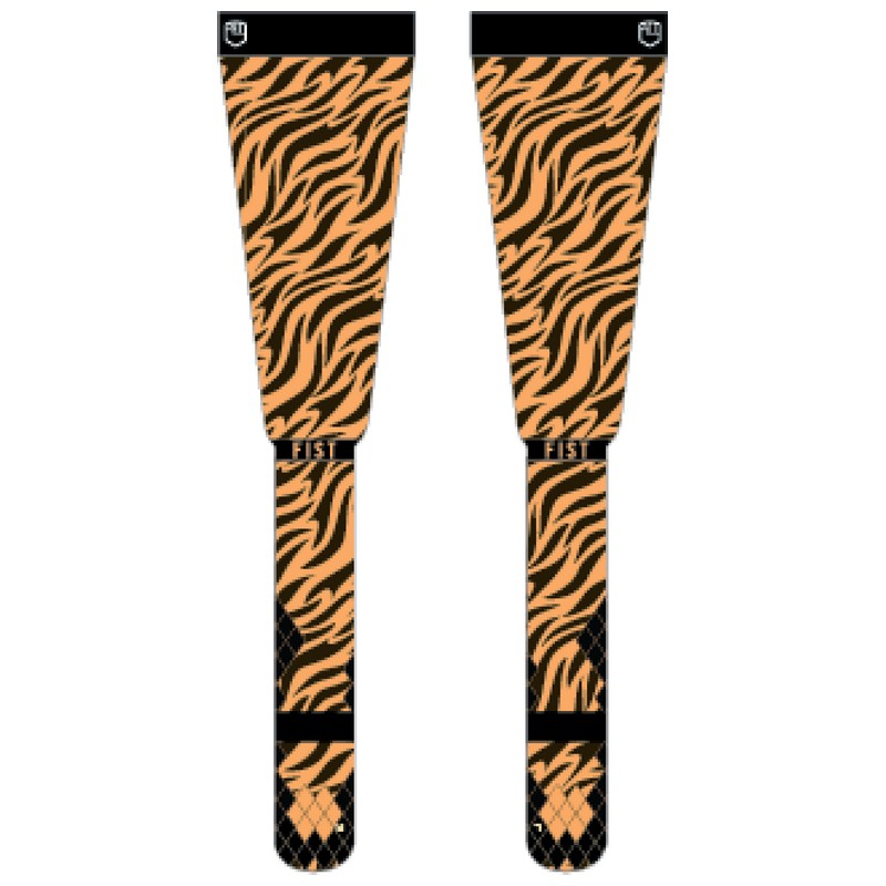 Medias altas tigre naranja/tamaño negro s/m