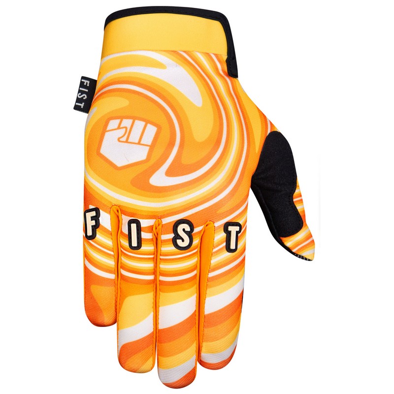 Guanti 70’s Swirl Arancio/Bianco/Nero Taglia XS