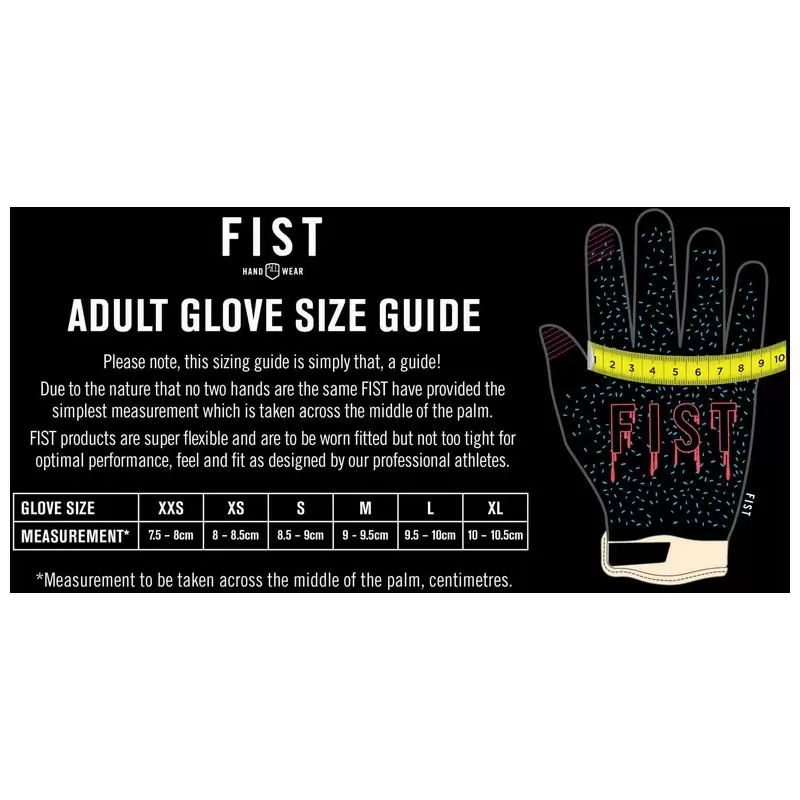 Blue/black grid gloves size m #2