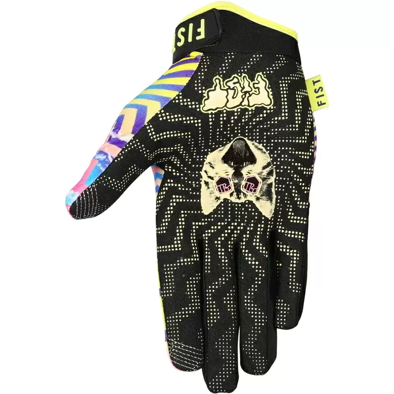 Guantes de Fangin en Viola/Amarillo Tamaño XL #1