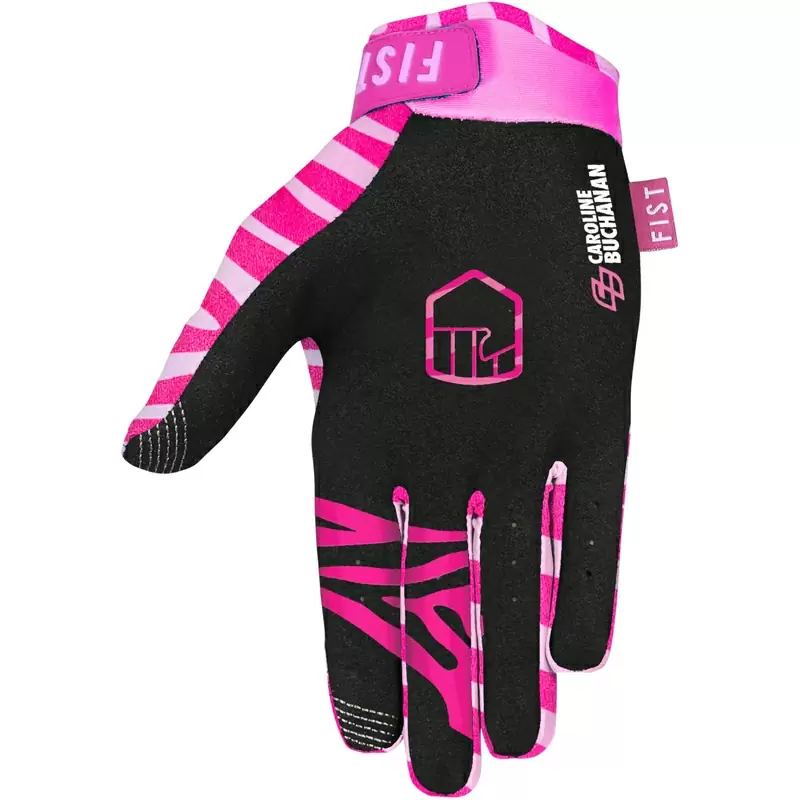 Guantes de fucsia de cebra rosa xl #2