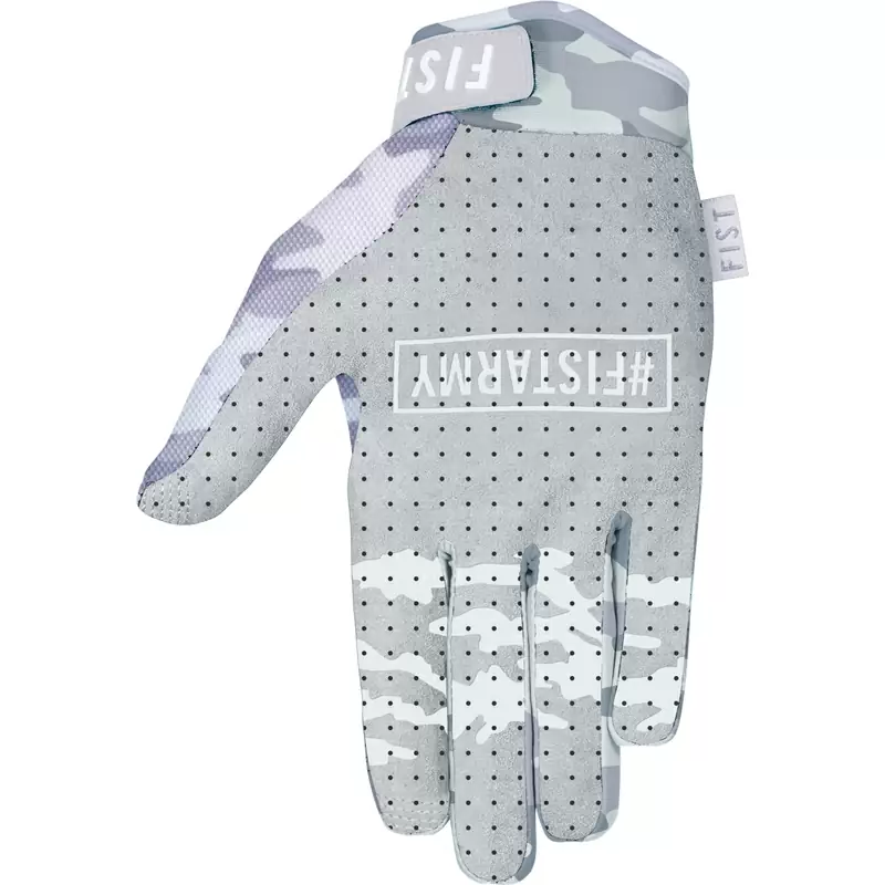 Gants camouflage blancs d'été blanc / gris m - image