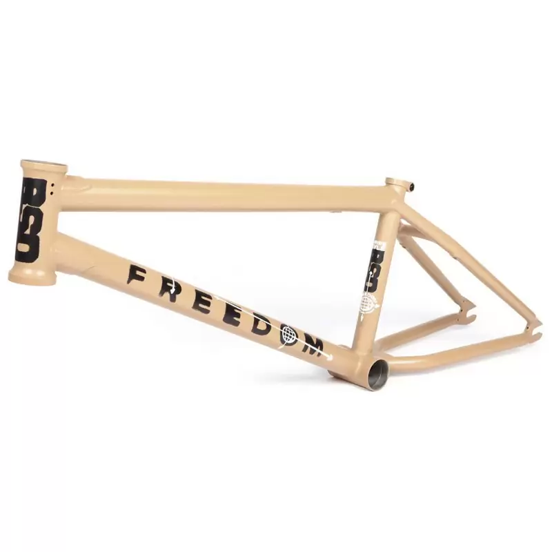 Telaio BMX Freedom Con Kit Freni Beige Taglia 21.1'' - image
