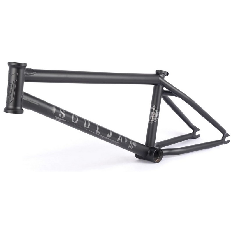 Telaio BMX Soulja V4 Senza Kit Freni Nero Taglia 20,6''