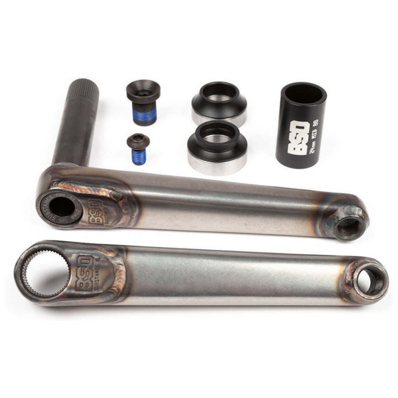SUBSTANCE XL V2 BMX-Kurbelgarnitur, 24 mm Achse, RSD/LSD-kompatibel, 175 mm, Grau