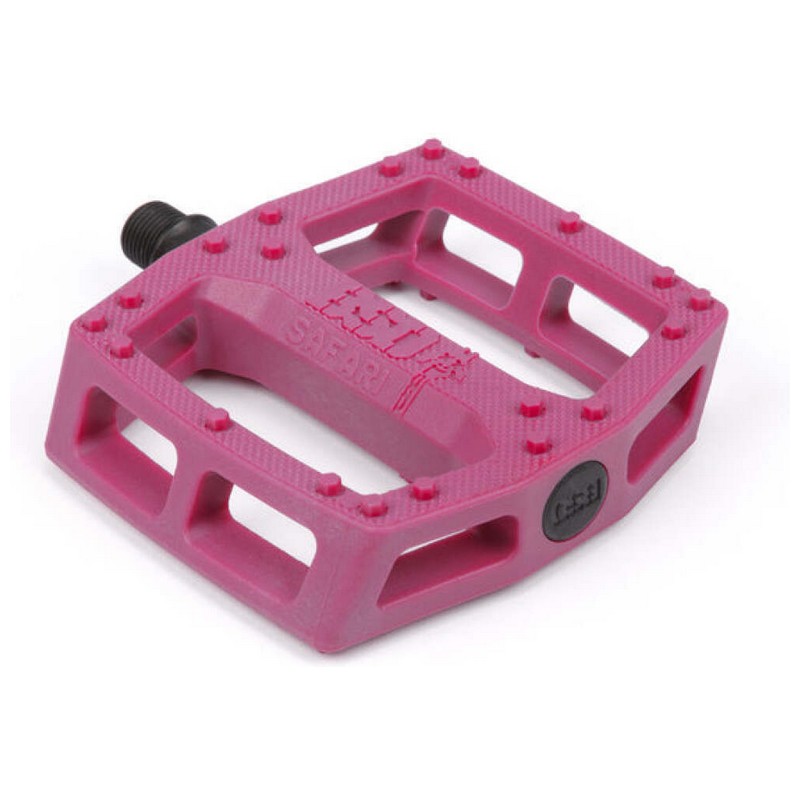 Par de Pedales SAFARI PEDAL 9/16'' Nylon/Aluminio Rosa