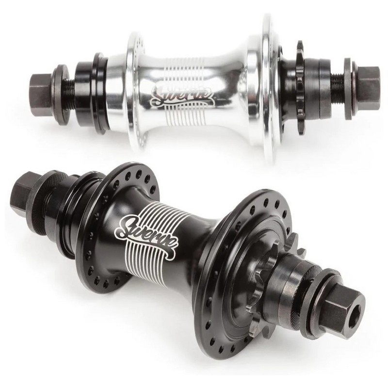 Buje Swerve Trasero Hembra Derecha BMX 9D 36 Orificios Negro